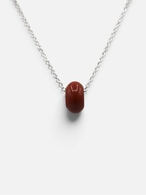 RED JASPER INFINITY NECKLACE